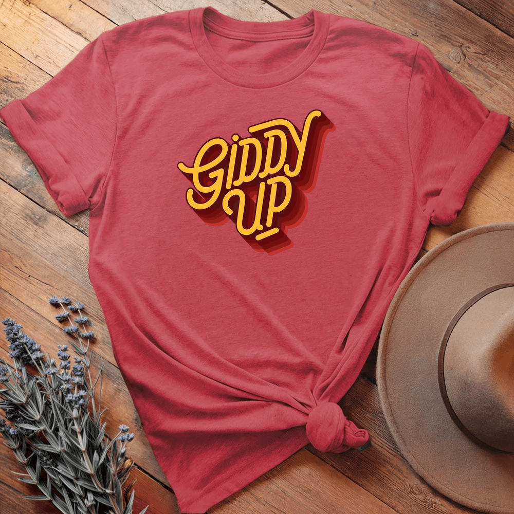 Giddy Up - Heather Red