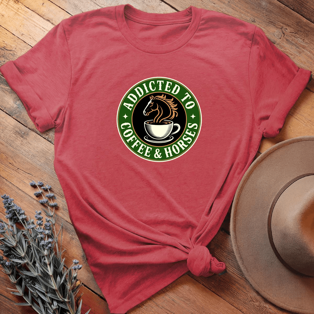 Coffee & Horses - Heather Red