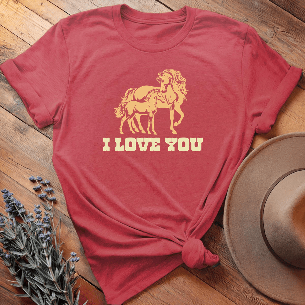 Mare & Foal - Heather Red