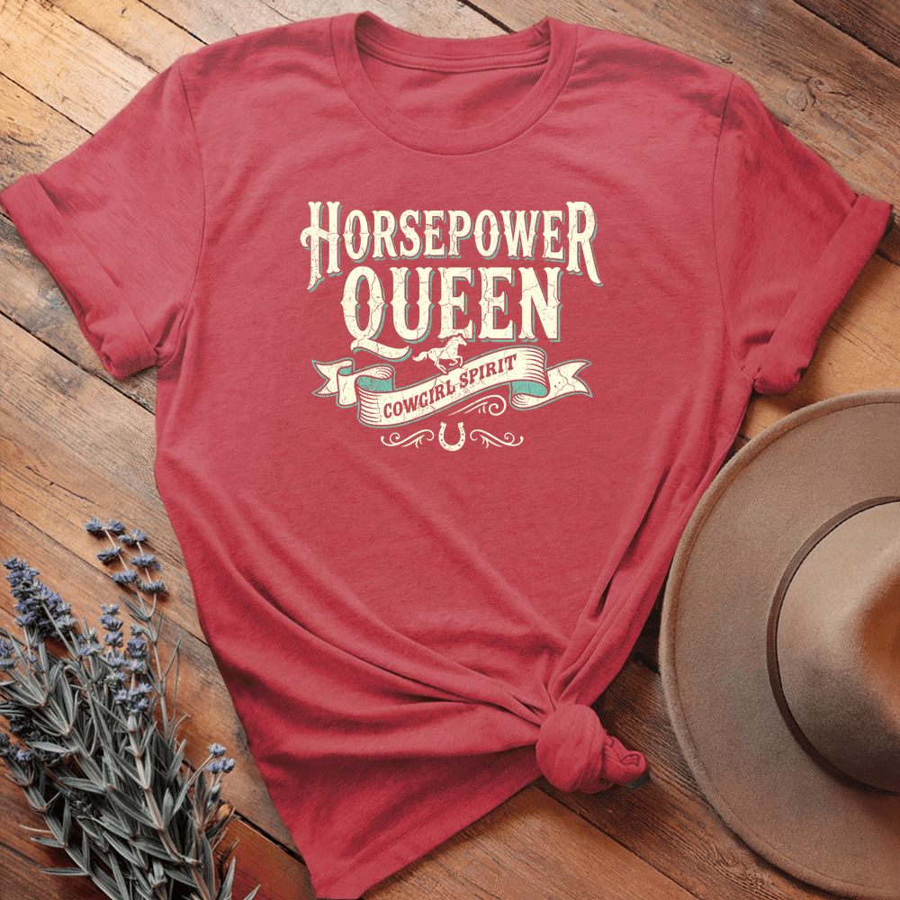 Horsepower Queen - Heather Red