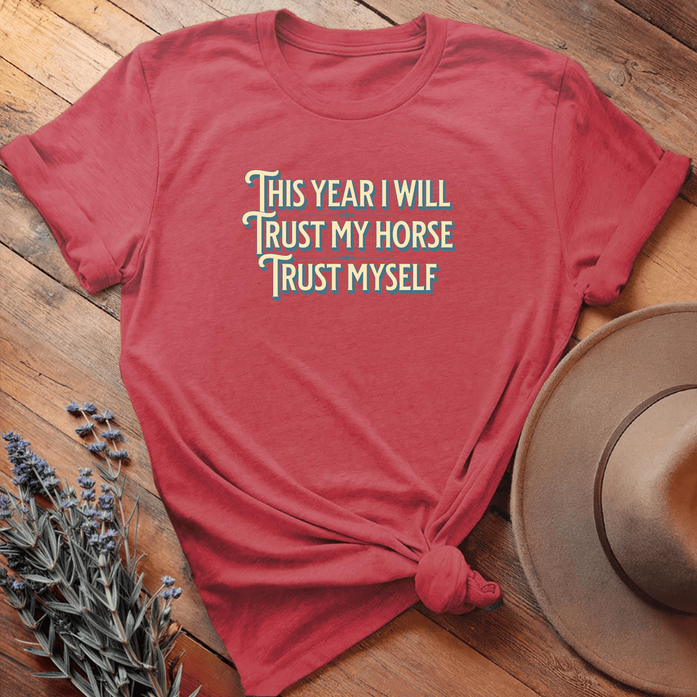 Trust My Horse - Heather Red