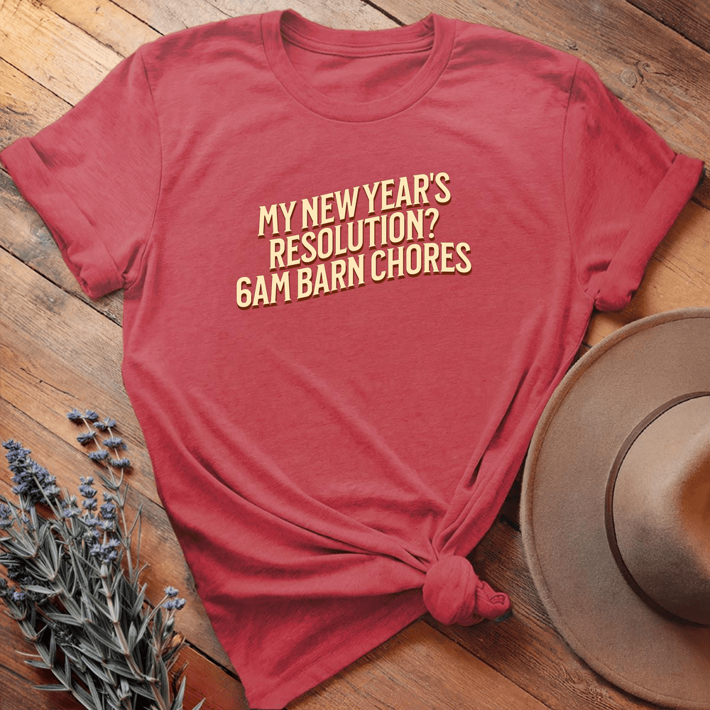 New Year's Resolution - Heather Red