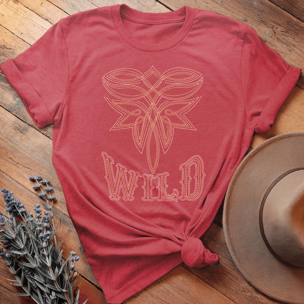 Stitching Wild - Heather Red