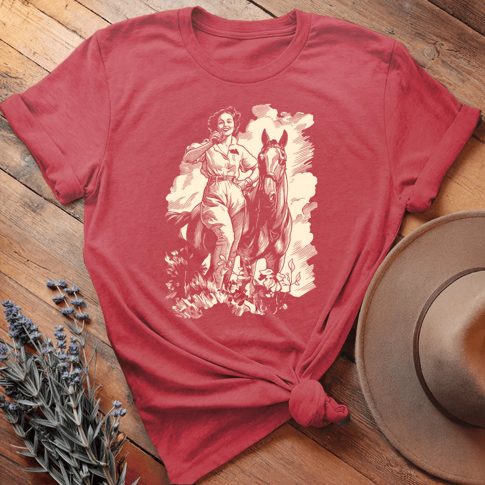 Vintage Art 2 - Heather Red
