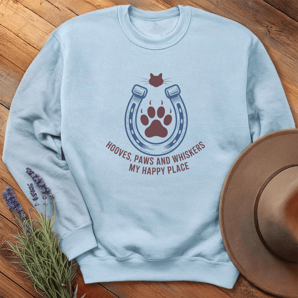 My Happy Place - Sweatshirt - Light Blue