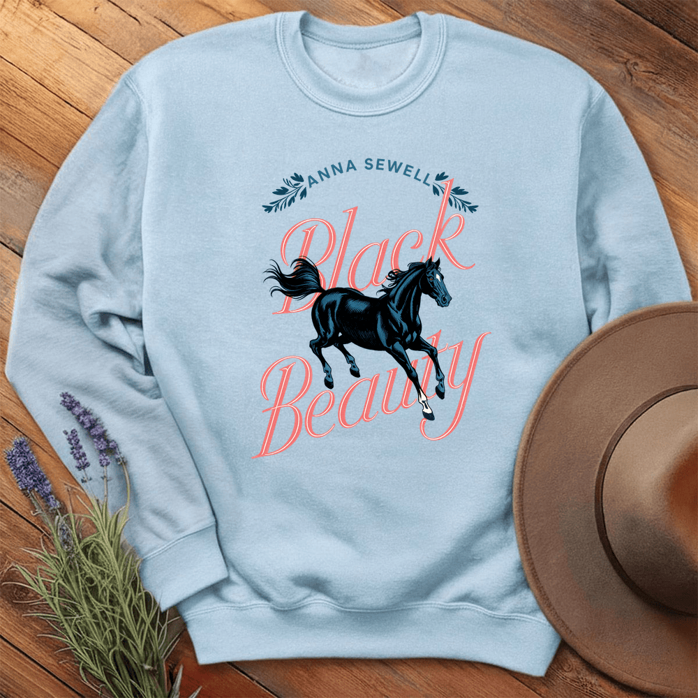Black Beauty Cover - Swaetshirt - Light Blue