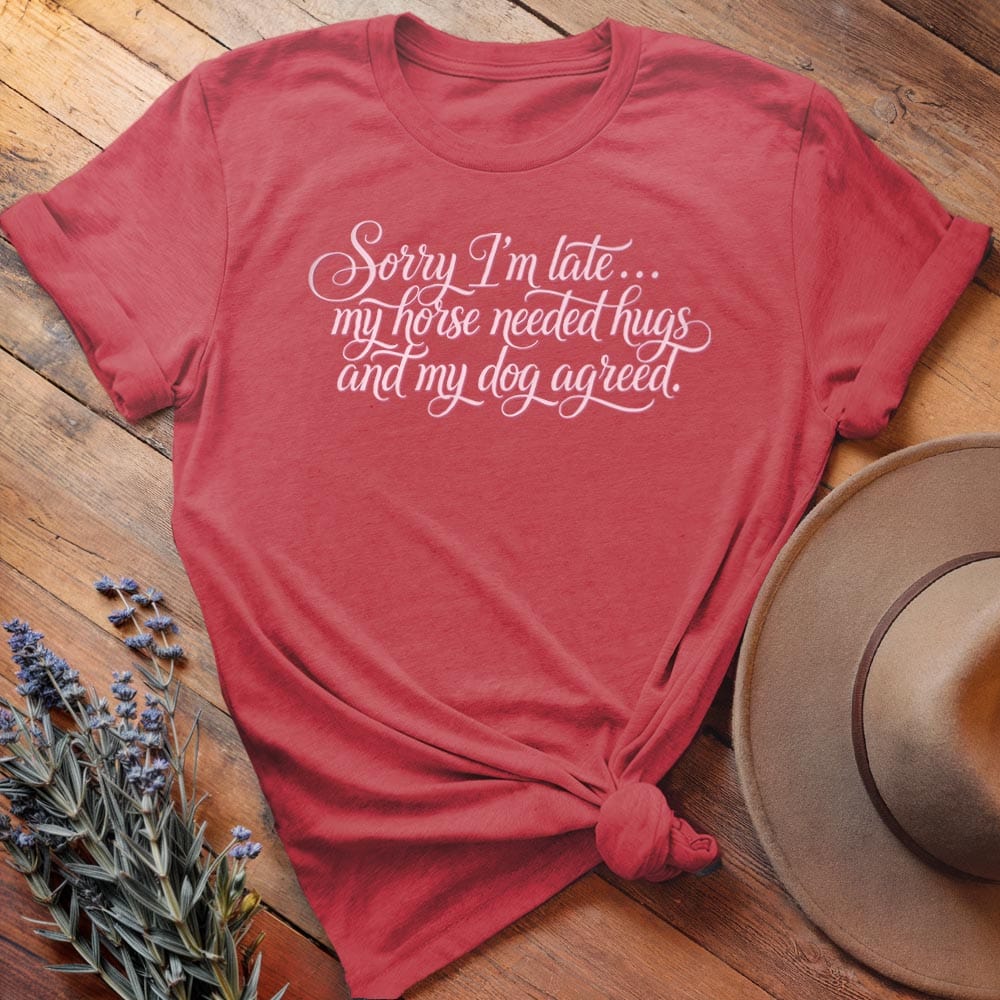 Sorry I'm late, my Horse needed hugs...