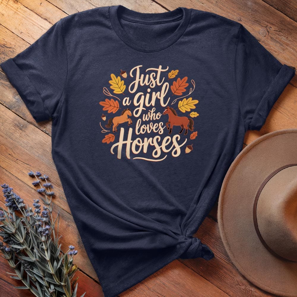 Just a Girl Who Love Horses Fall