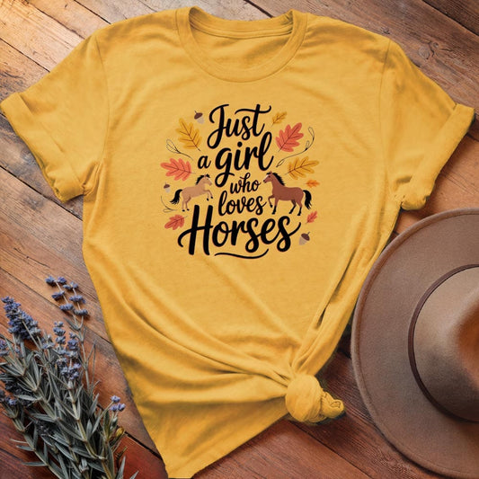 Just a Girl Who Love Horses Fall