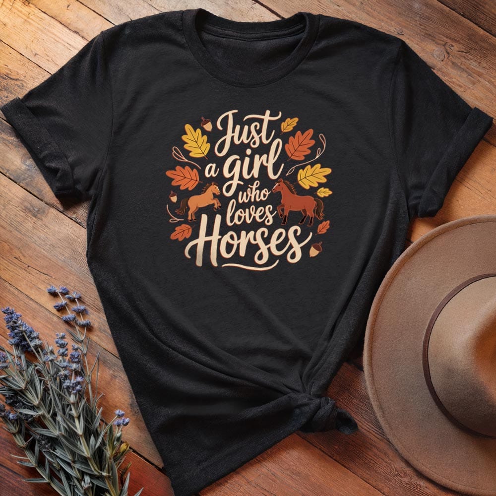Just a Girl Who Love Horses Fall