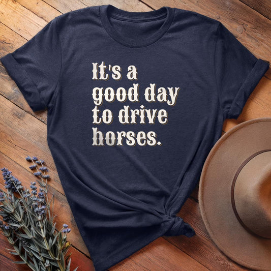 It is a good day to drive horses