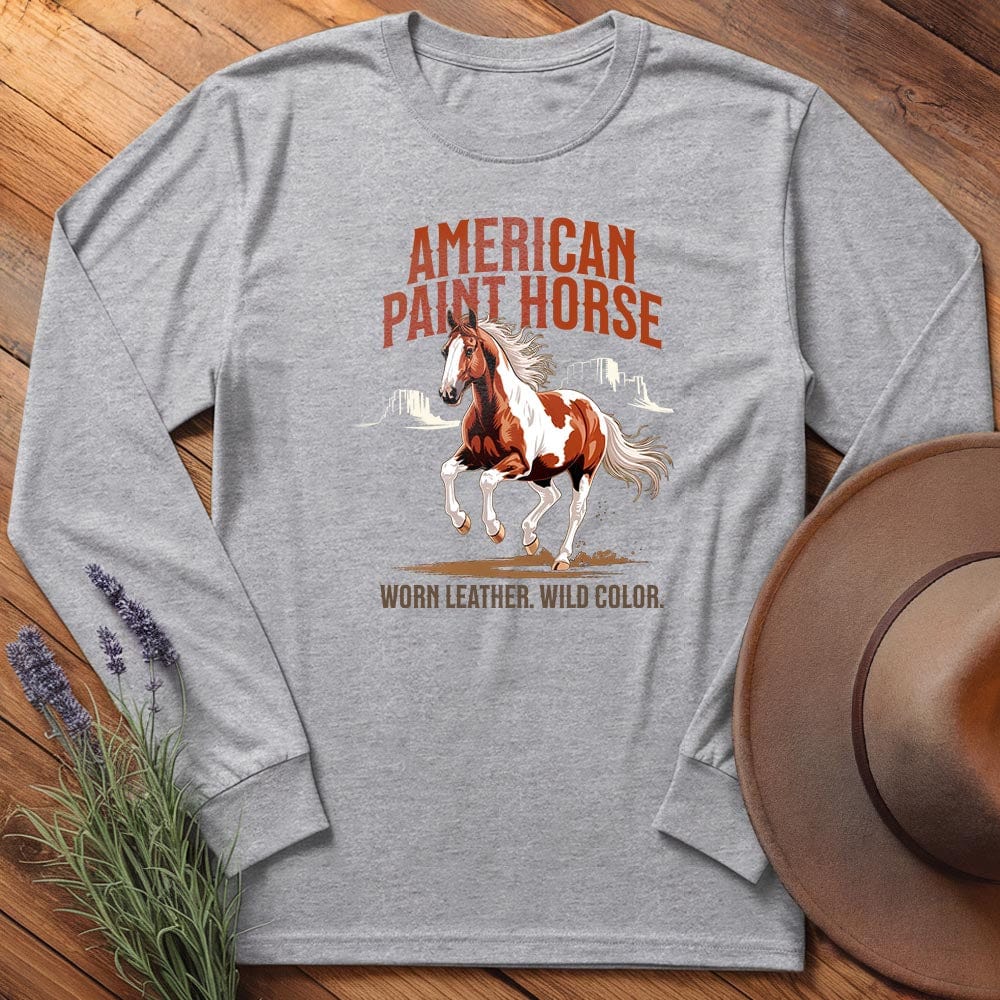 Breed Spirit, American Paint Horse - Long Sleeves