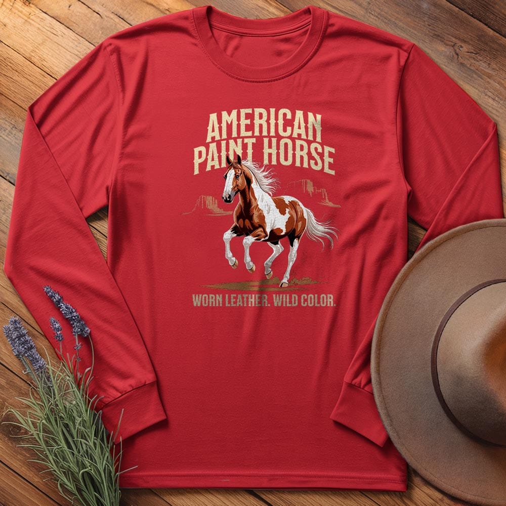 Breed Spirit, American Paint Horse - Long Sleeves