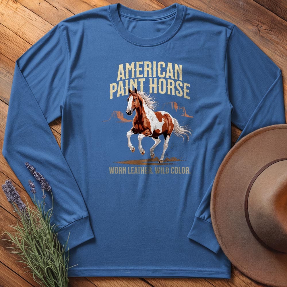 Breed Spirit, American Paint Horse - Long Sleeves