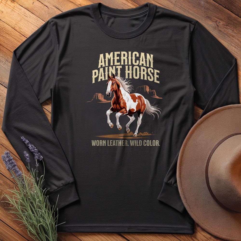 Breed Spirit, American Paint Horse - Long Sleeves