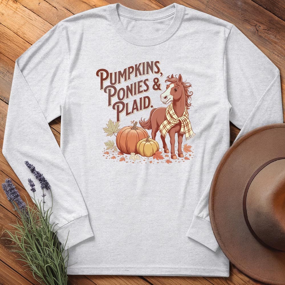 Pumpkins, Ponies & Plaid - Long Sleeves