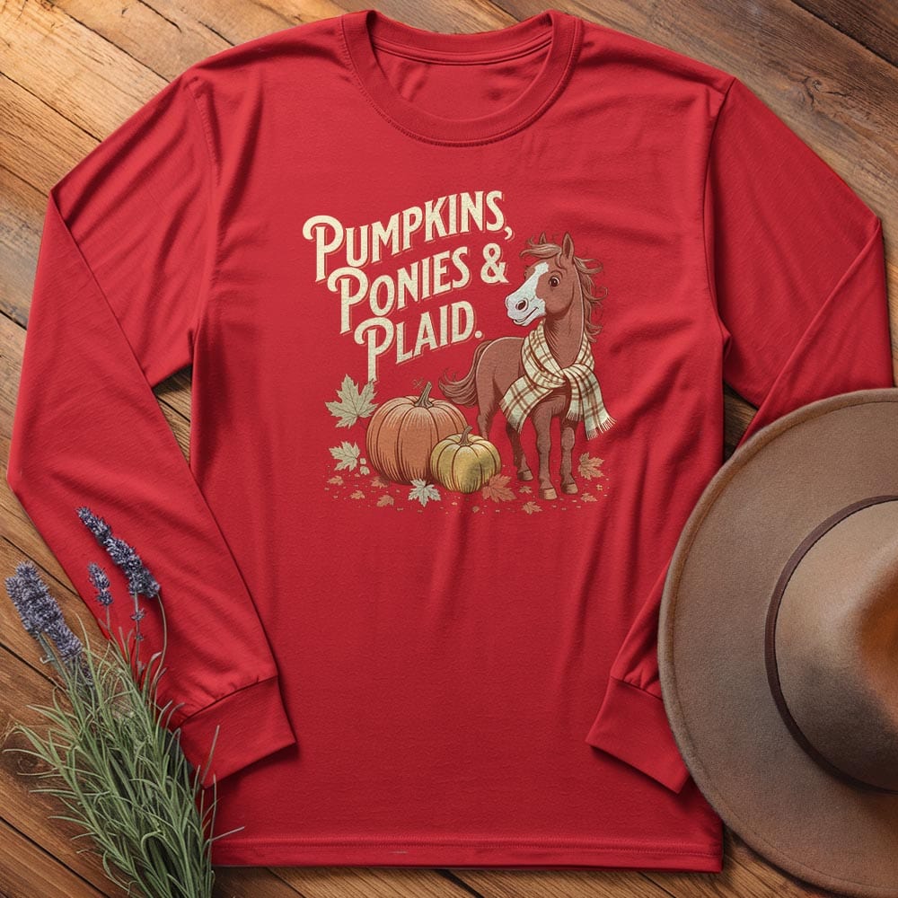Pumpkins, Ponies & Plaid - Long Sleeves