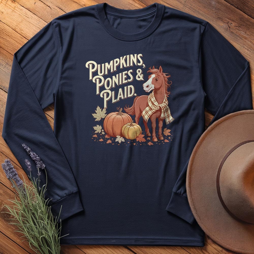 Pumpkins, Ponies & Plaid - Long Sleeves