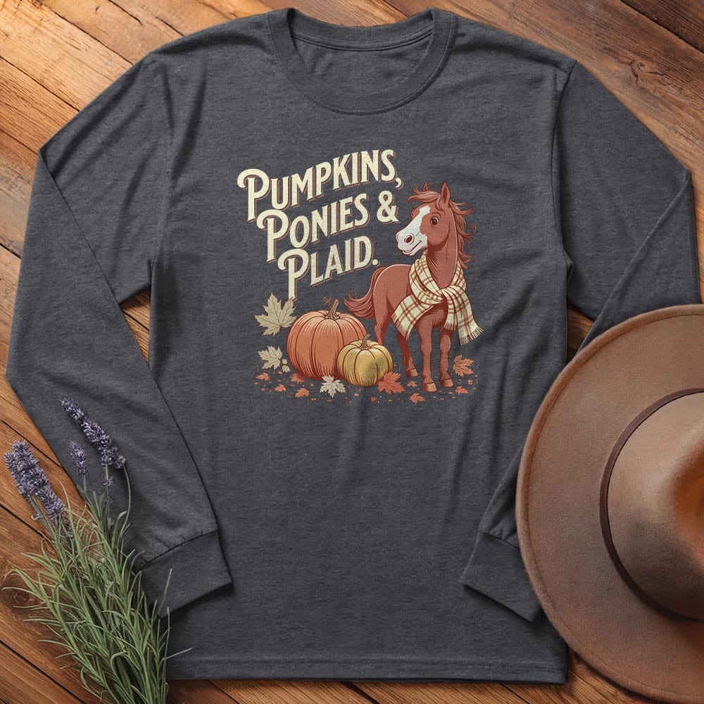 Pumpkins, Ponies & Plaid - Long Sleeves