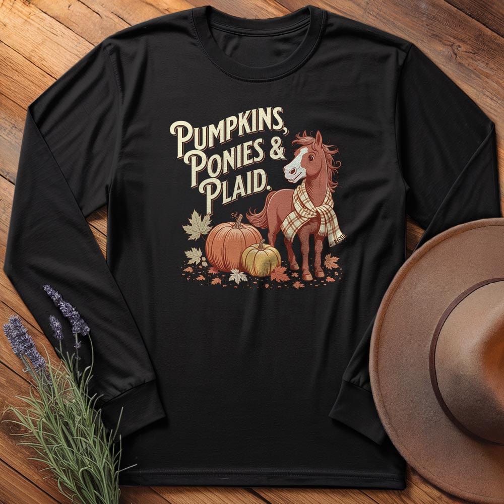Pumpkins, Ponies & Plaid - Long Sleeves