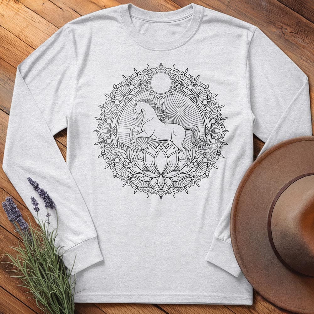 Mandala Horse - Long Sleeves