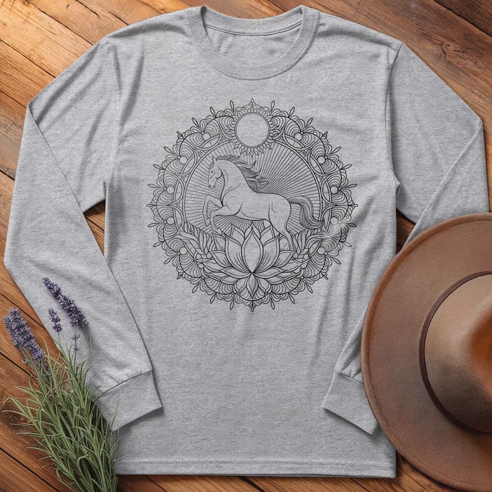 Mandala Horse - Long Sleeves