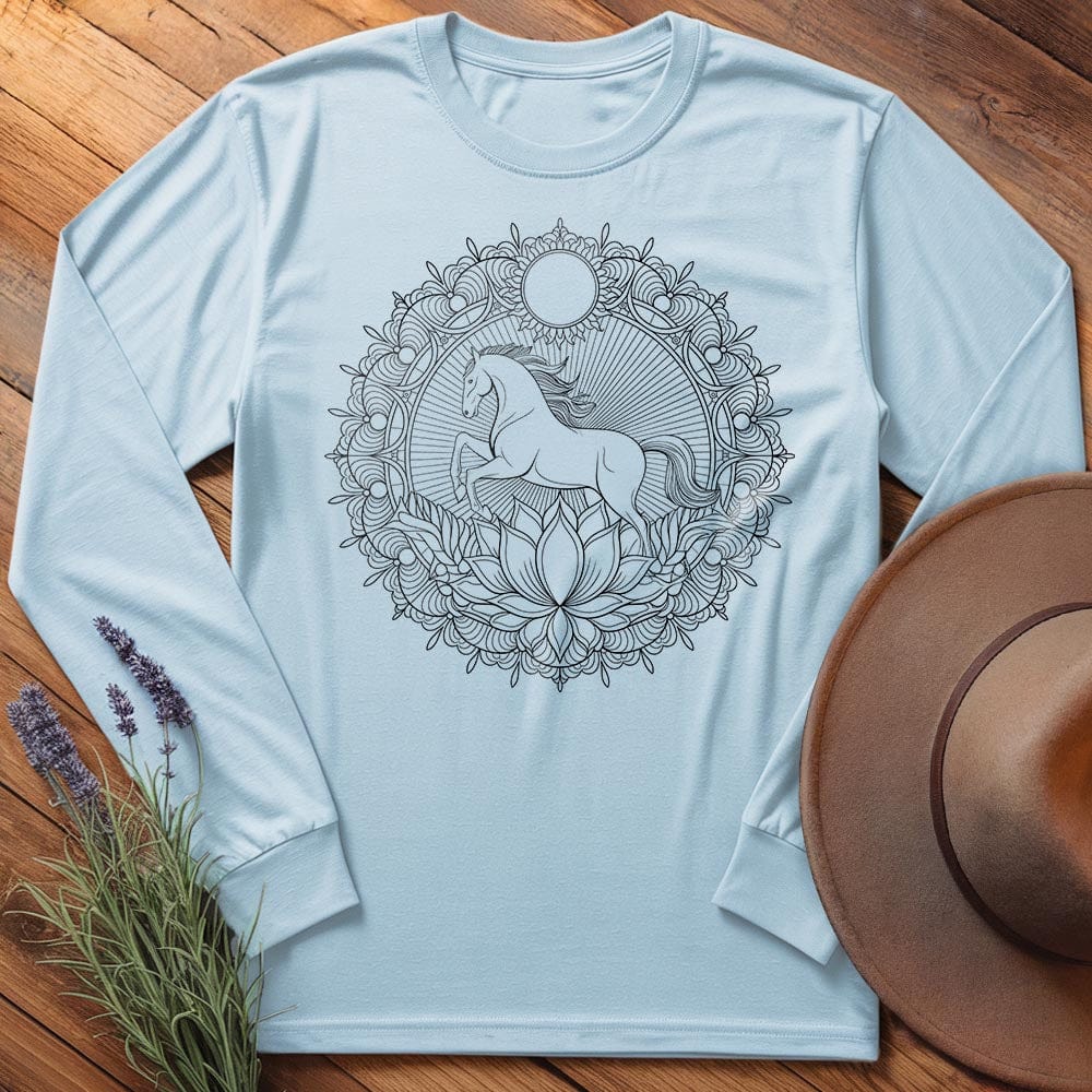 Mandala Horse - Long Sleeves