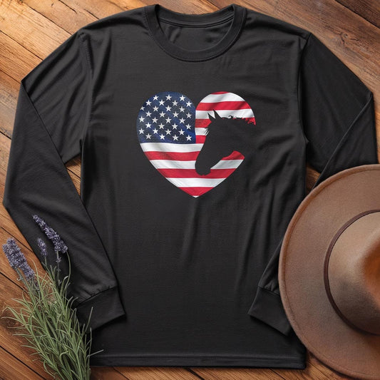 Horse Love USA - Long Sleeves