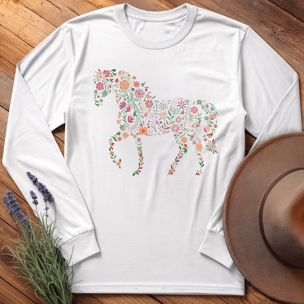 Flower Horse - Long Sleeves