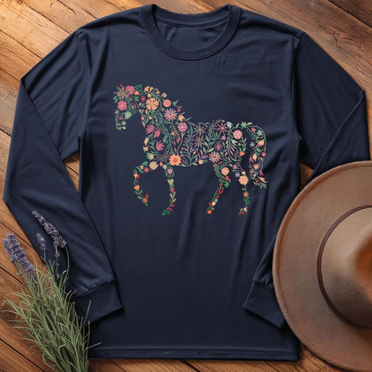 Flower Horse - Long Sleeves