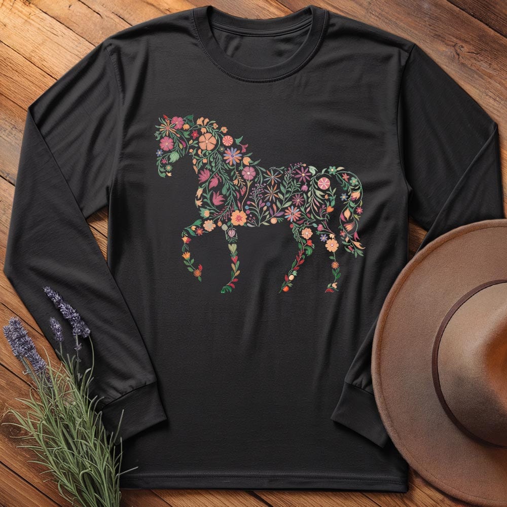 Flower Horse - Long Sleeves