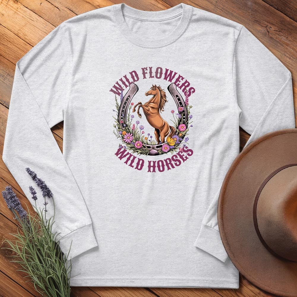 Wild Flowers, Wild Horses 2 - Long Sleeves
