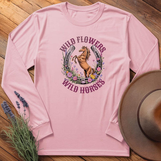 Wild Flowers, Wild Horses 2 - Long Sleeves