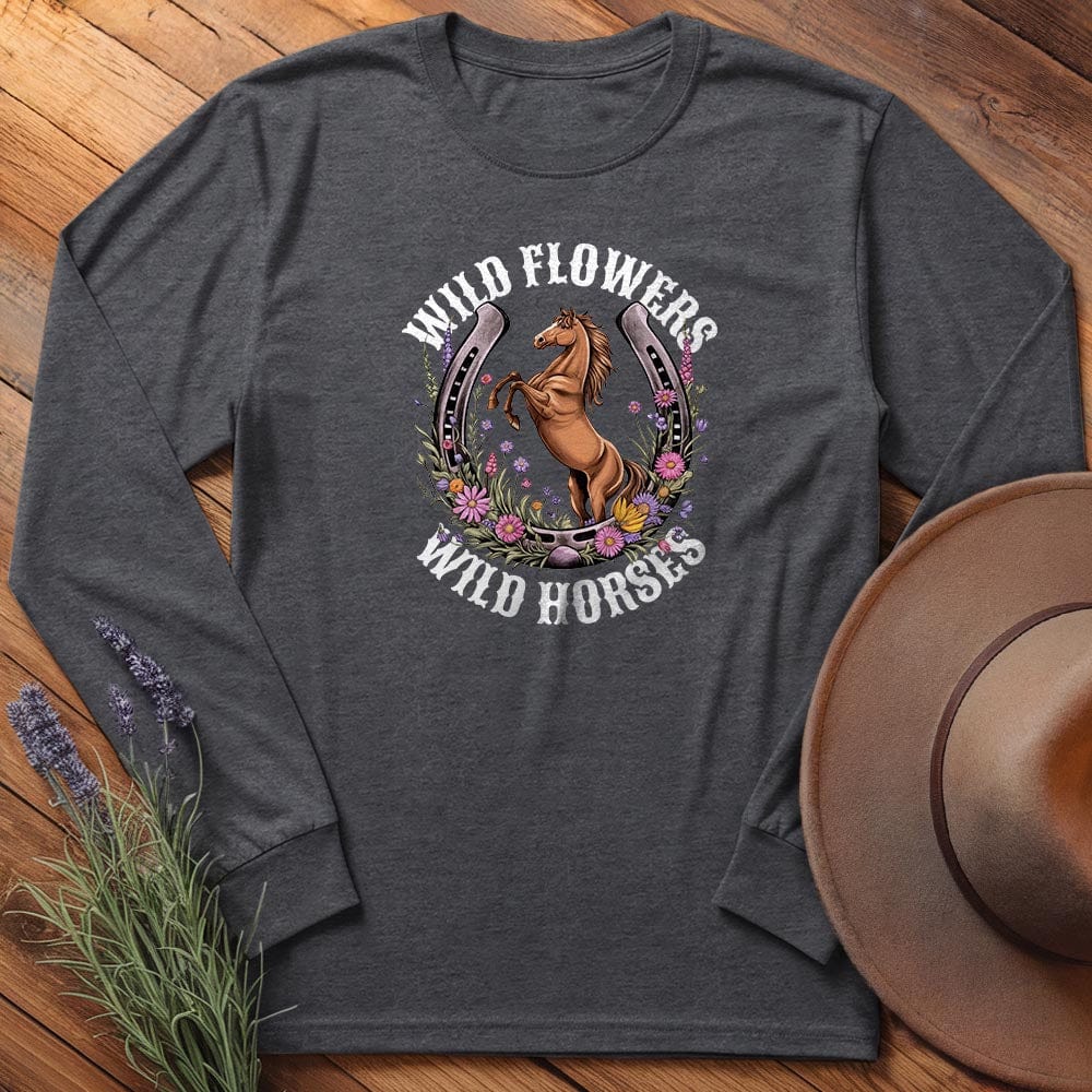 Wild Flowers, Wild Horses 2 - Long Sleeves