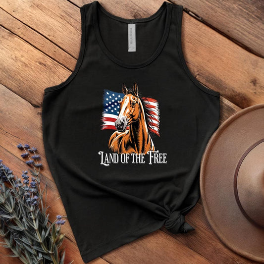 Horse Land of the Free - Tank Top
