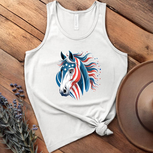 Horse Patriotic - Tank Top