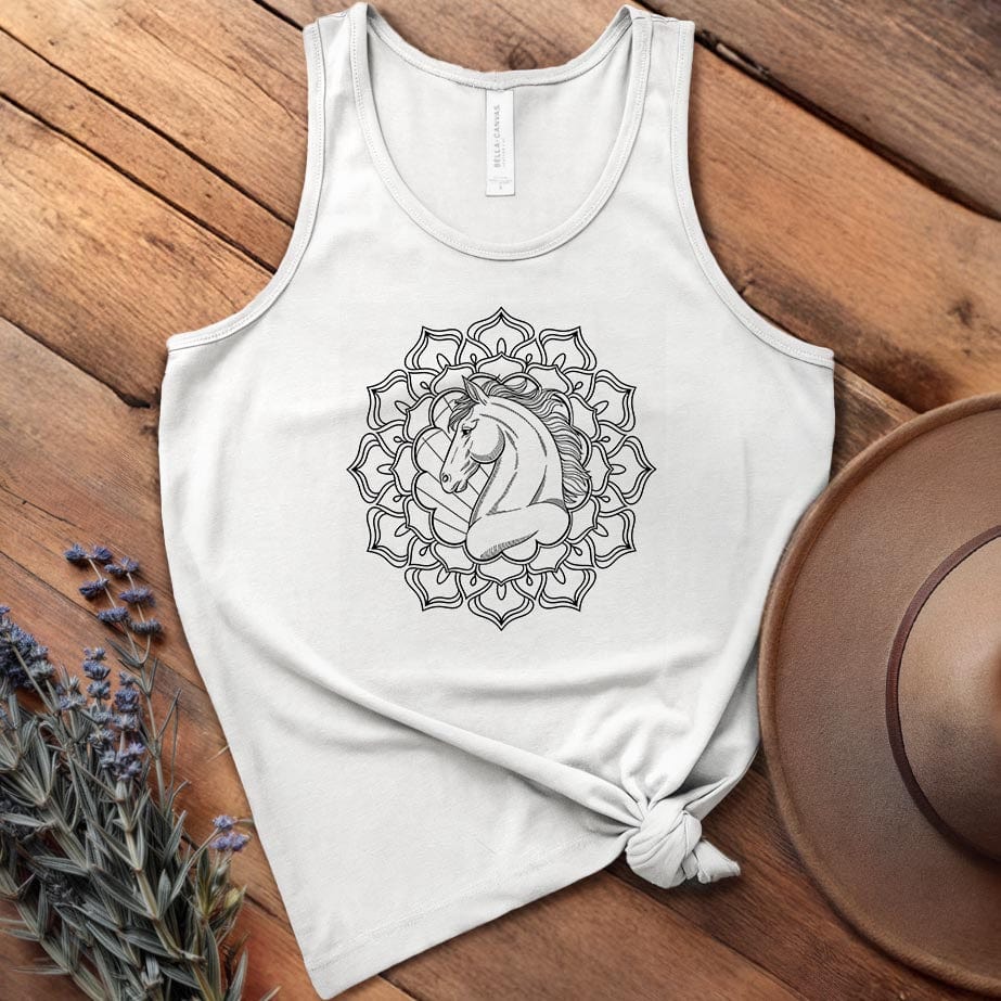 Mandala Horse Head - Tank Top