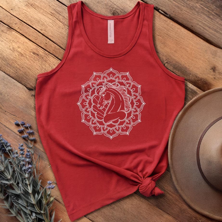 Mandala Horse Head - Tank Top