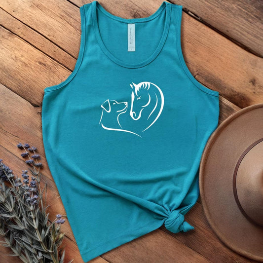 Horse & Dog Love - Tank Top