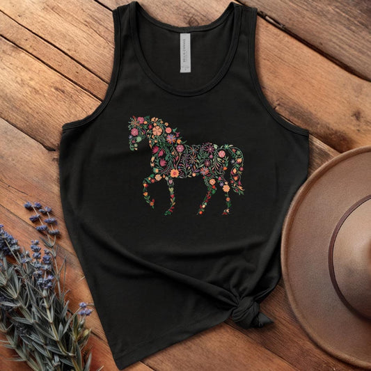 Flowers Horse - Tank Top