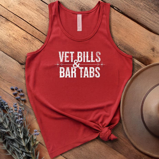 Vet Bills & Bar Tabs - Tank Top
