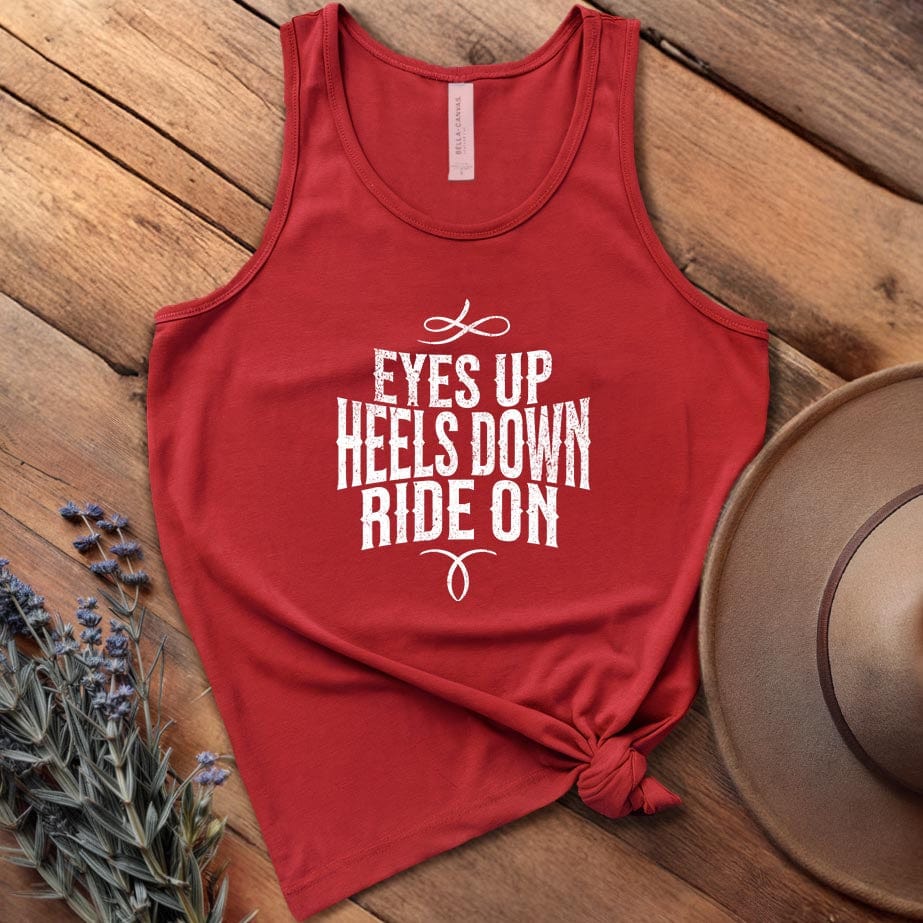 Eyes Up, Heels Down - Tank Top