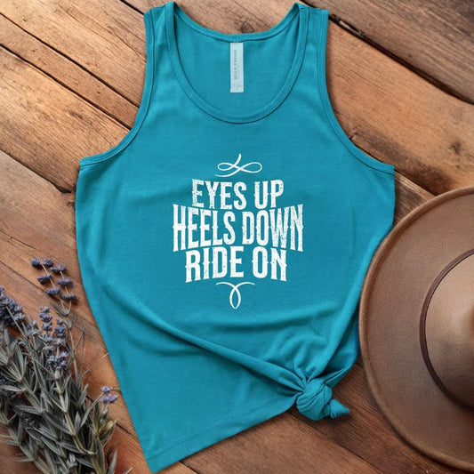 Eyes Up, Heels Down - Tank Top