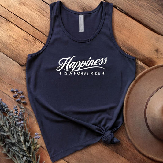 Happiness is a Horse Ride - Tank Top