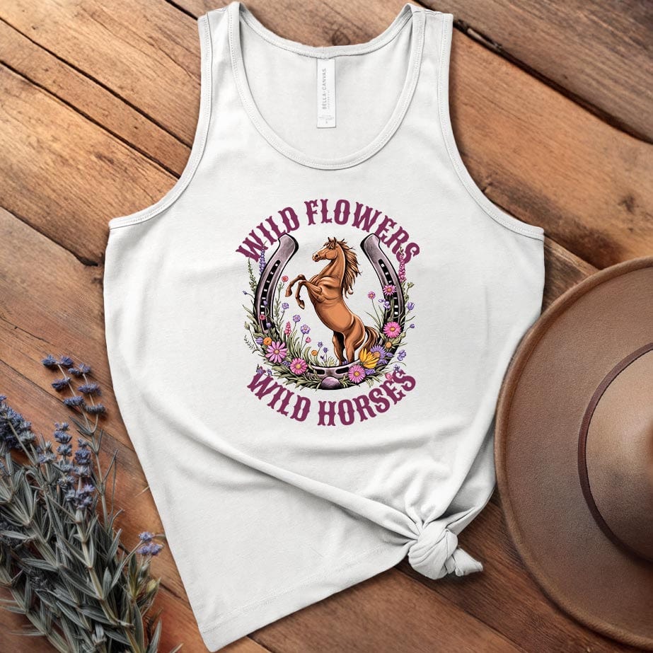 Wild Flowers, Wild Horses 2 - Tank Top