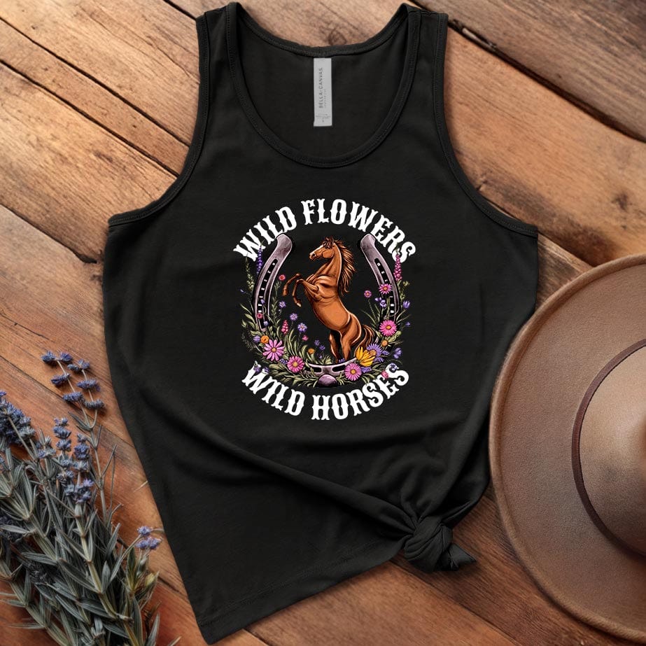 Wild Flowers, Wild Horses 2 - Tank Top