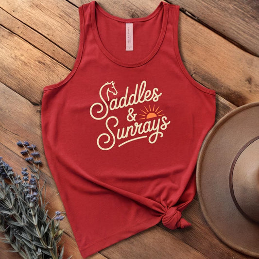 Saddles & Sunrays - Tank Top