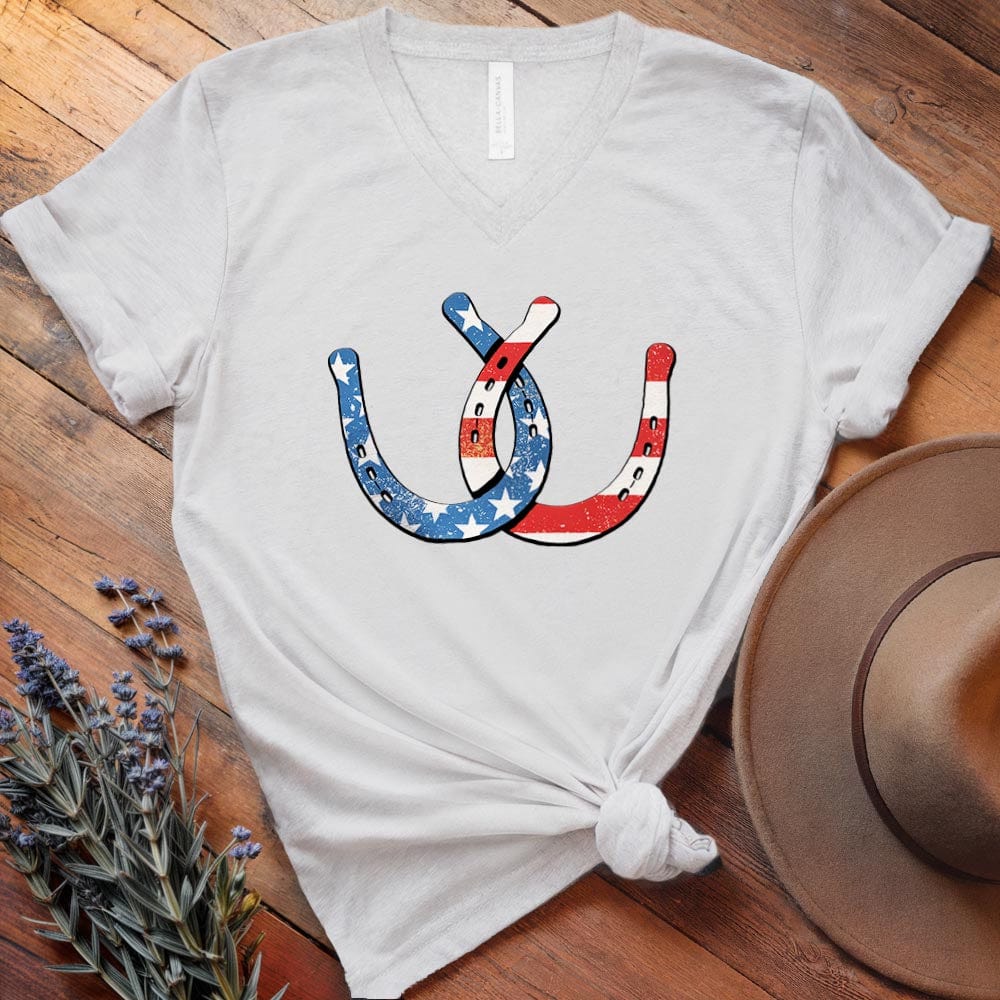 Horseshoe America - V-neck