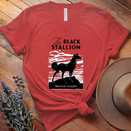 The Black Stallion Cover - V-neck