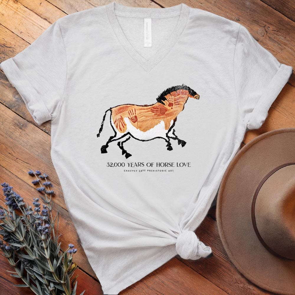 32,000 years of Horse Love - V-neck